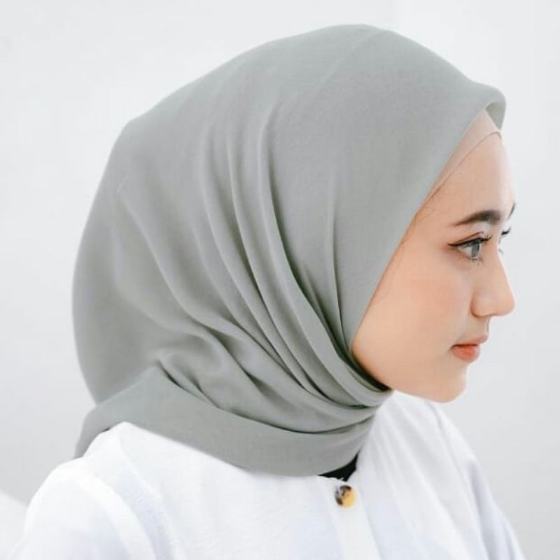 HIJAB SEGI EMPAT PARIS PREMIUM GRADE A / HIJAB SEGIEMPAT VOAL PARIS PREMIUM / JILBAB PARIS PREMIUM M