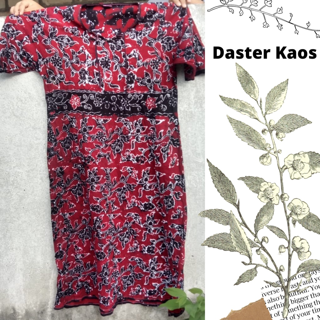 Daster Ibu Kekinian Daster Kaos Batik Tulis Tuban Baju Rumahan Murah