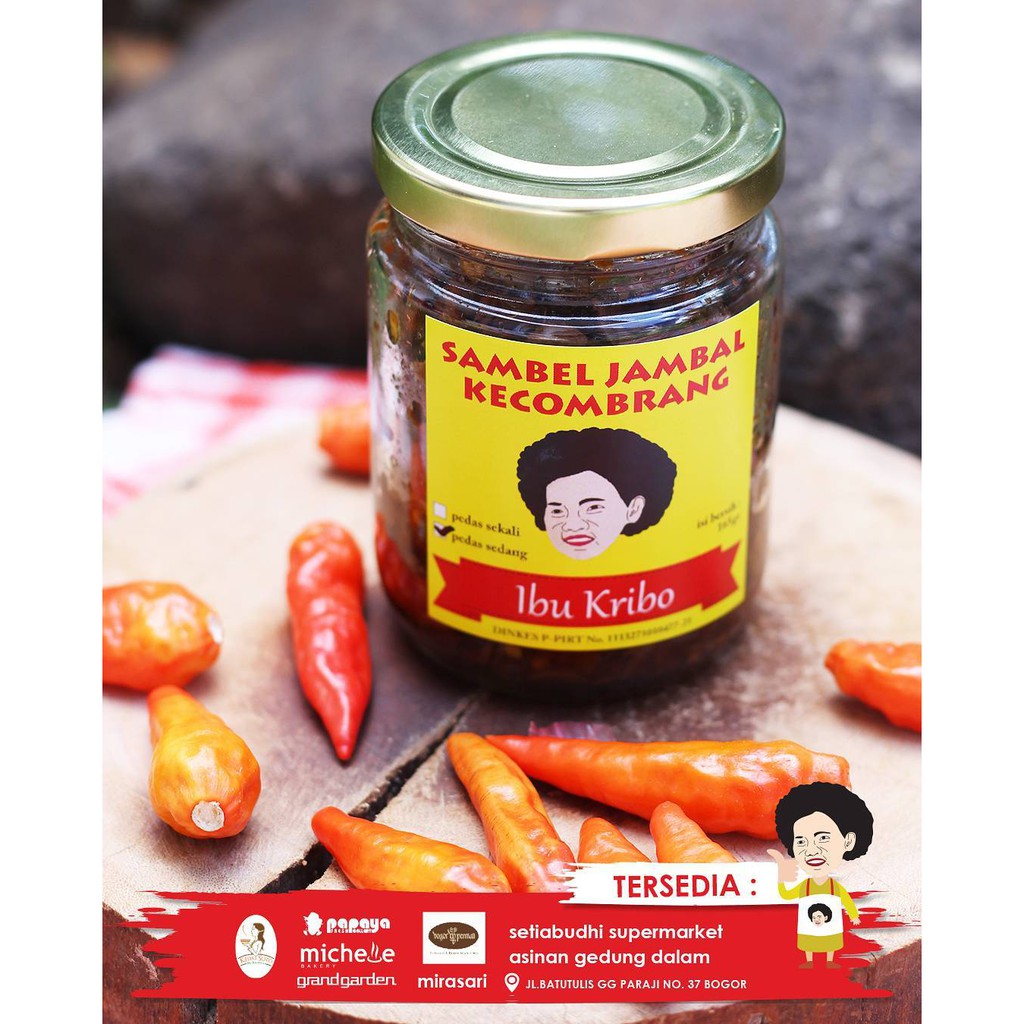 

SAMBEL JAMBAL KECOMBRANG Sambal Ibu Kribo Khas Bogor (Pedas Sedang)