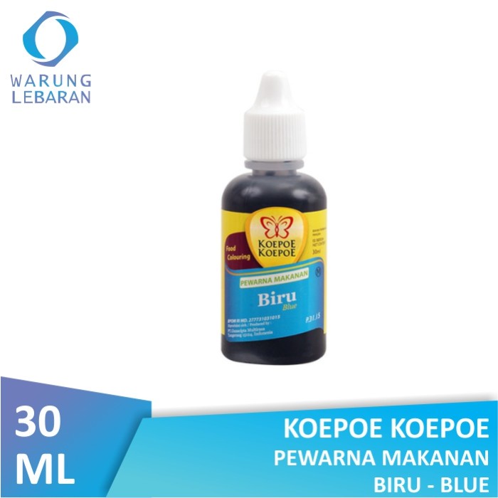 

Koepoe Koepoe Pewarna Makanan Biru 30 ml - Food Colouring