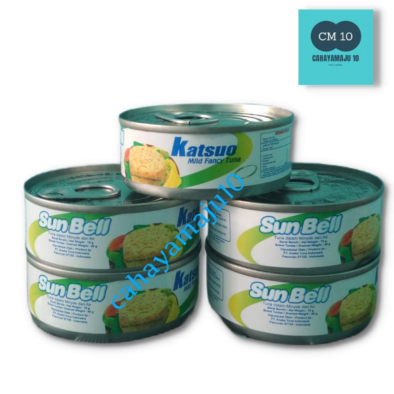 

Sunbell Katsuo 70g -Tuna Kaleng Hemat