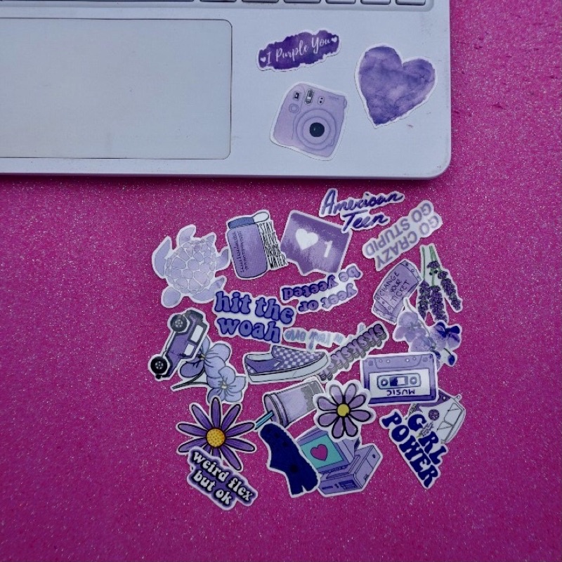 

(30pcs) STICKER TUMBLR PURPLE EDITION