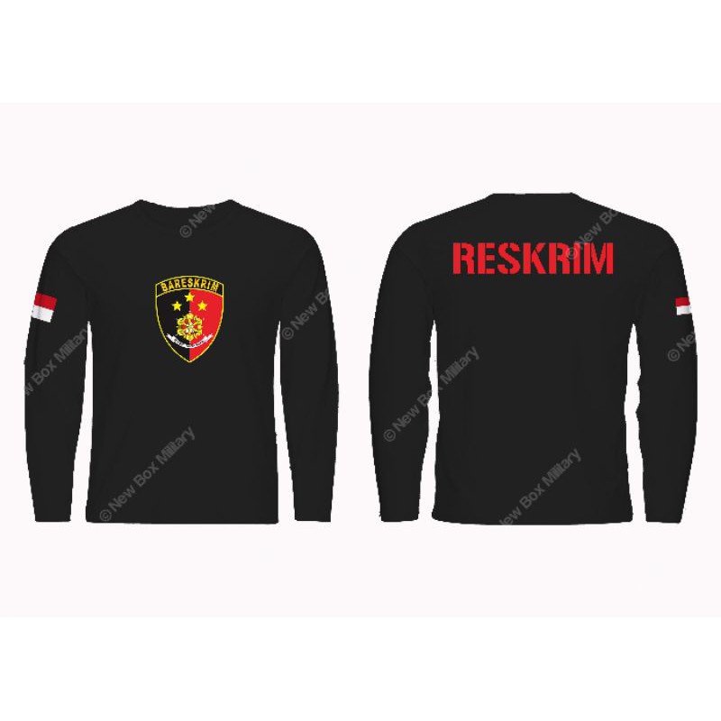 T-SHIRT/KAOS LENGAN PANJANG/INSTANSI RESKRIM