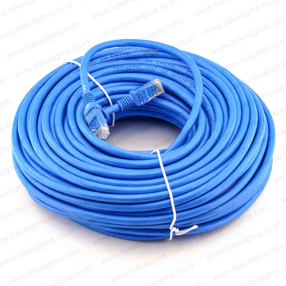 KABEL LAN 30 meter UTP PATCH CORD CAT-6 ETHERNET NETWORK