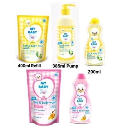 My Baby Hair &amp; Body Wash - MYbaby Sabun Shampoo Mandi Bayi - Sabun Shampo Baby