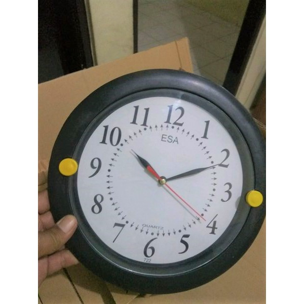 Jam Dinding Esa 726 Quart Diameter 20Cm Jam Dinding polos 20 cm Jam Souvenir Jam Promosi