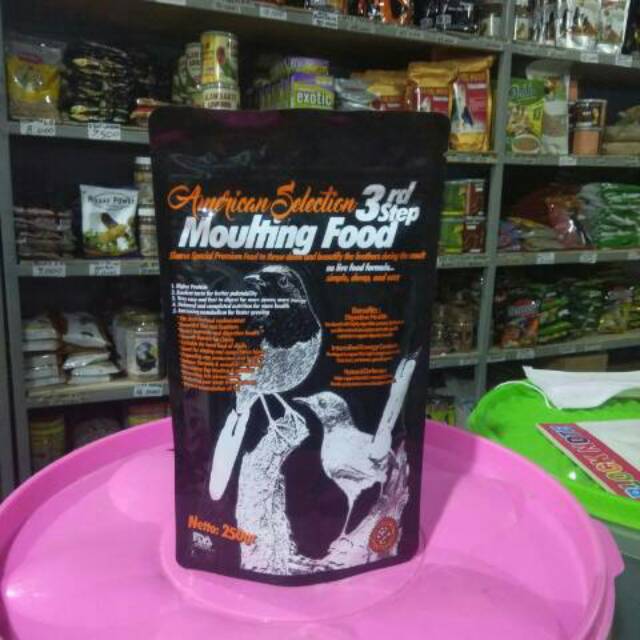 AMS moulting step 3 /American selection moulting food / AMS 3 step rd/ ams mabung kemasan baru