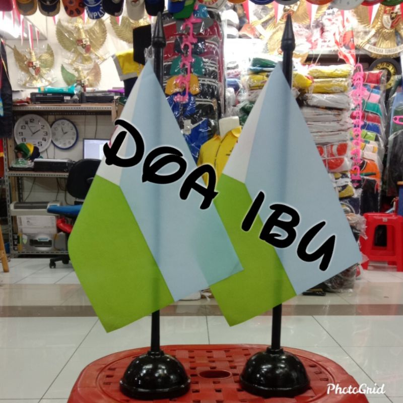 

best seller tiang kayu meja+bendera DJIBOUTI ready stock