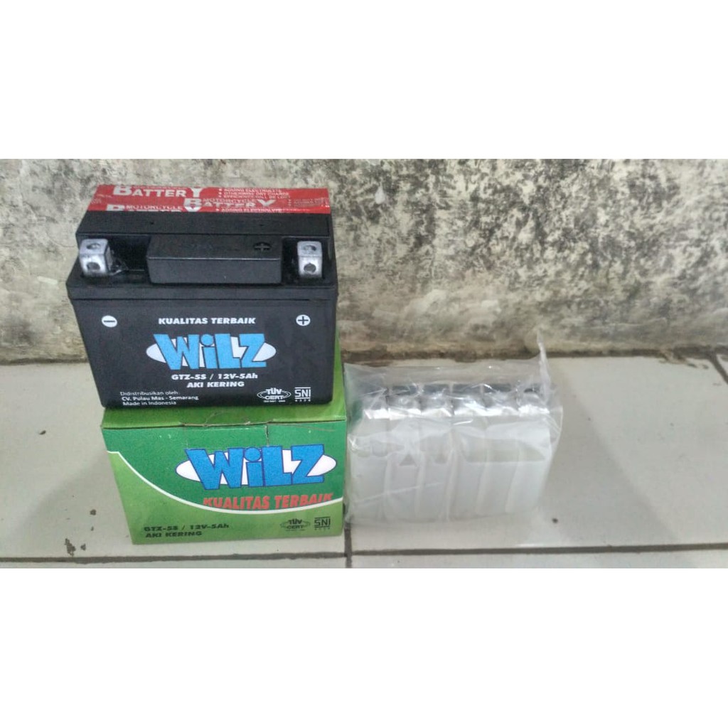 Grosiran aki kering motor Thunder/wils GTZ 5S MF Accu Kering Murah matic atau manual/aki kering mura