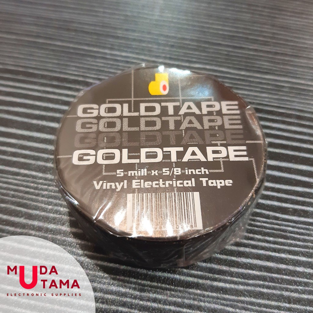 

Selotip Vinyl GOLDTAPE slasiban hitam BAGUS