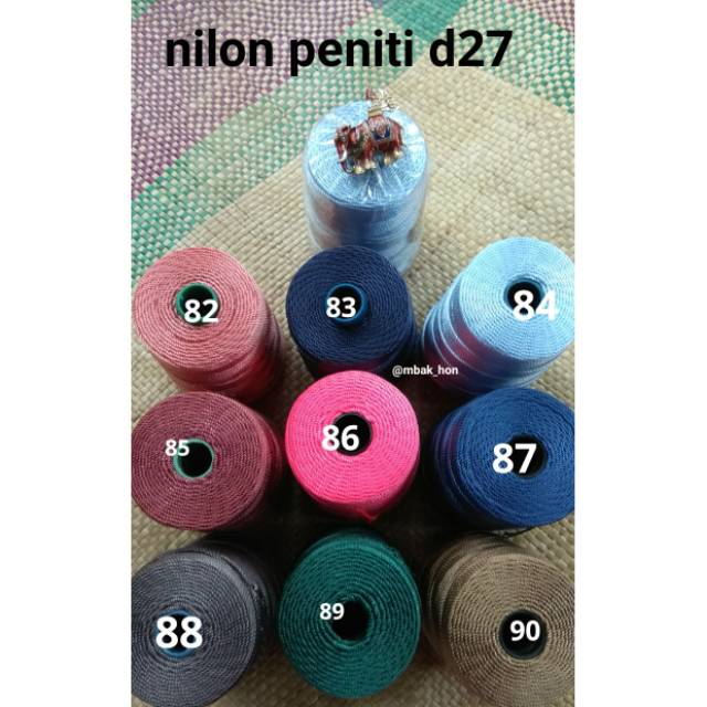 BENANG RAJUT NILON Cap PENITI 82-103