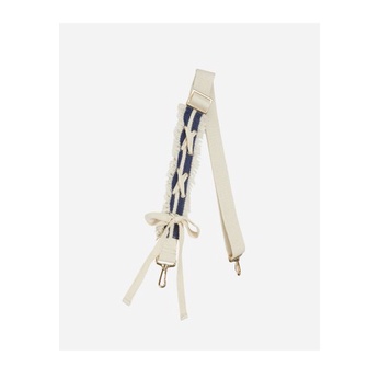 Kwani Eyelet Tied Strap Denim