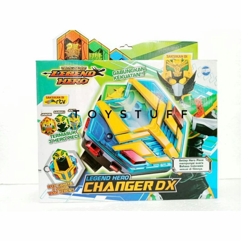 mainan senjata legend hero changer dx