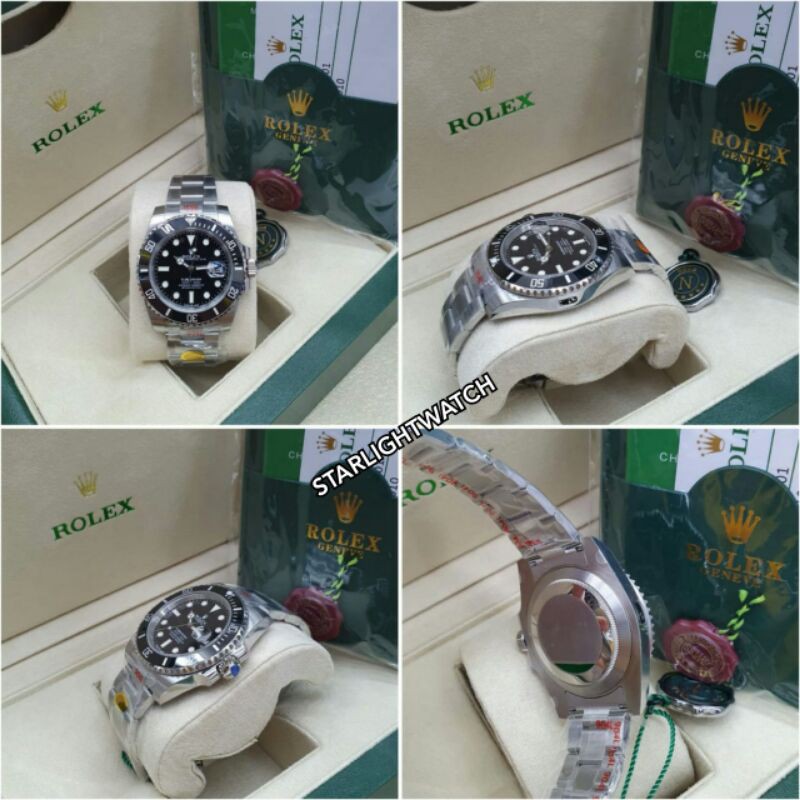 JAM TANGAN ROLEX SUBMARINER AUTOMATIC MESIN SWISS