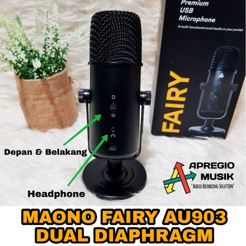 maono fairy AU903 AU 903 MICROPHONE USB dual multi diaphragm