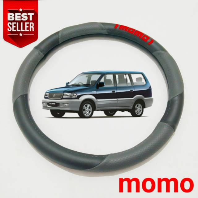 Cover Stir Momo Mobil Kijang/Sarung Stir Mobil Kijang (Momo)