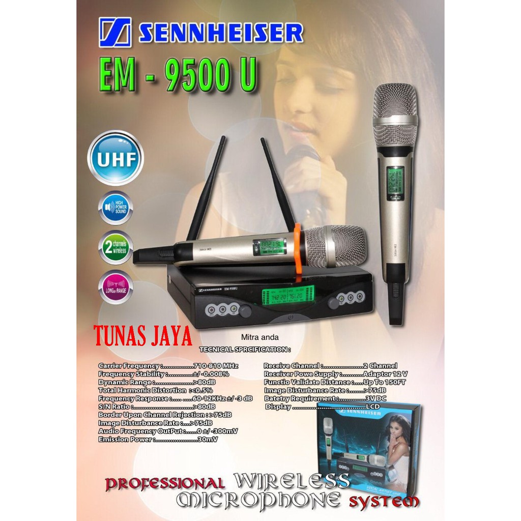 Mic wireless sennheiser EM9500U