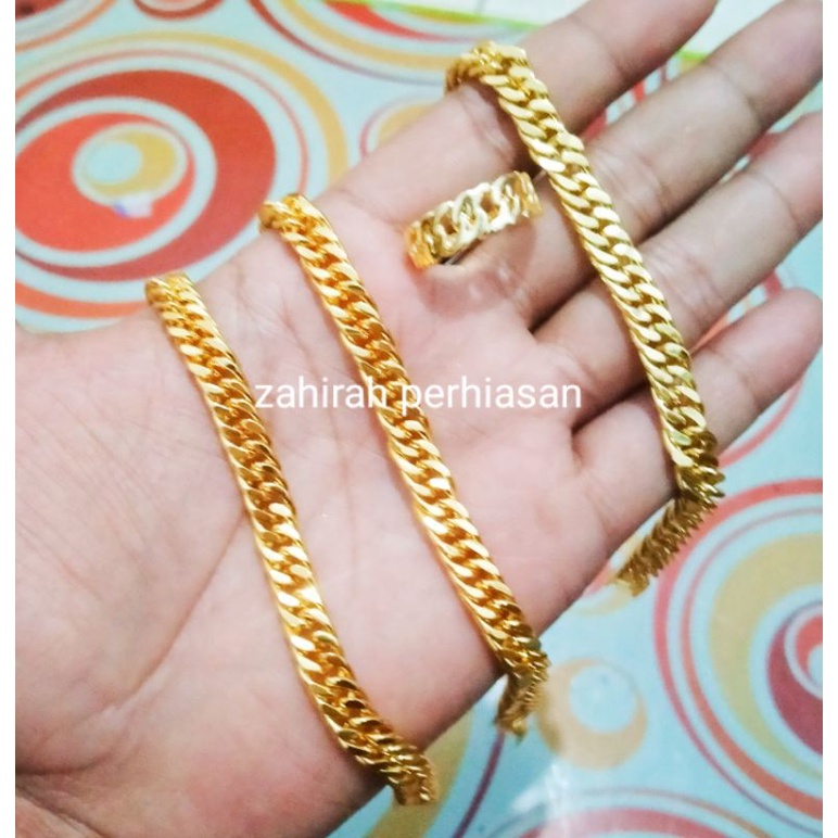 GELANG TANGAN WANITA RANTAI COIN FREE CINCIN COIN ANTI LUNTUR