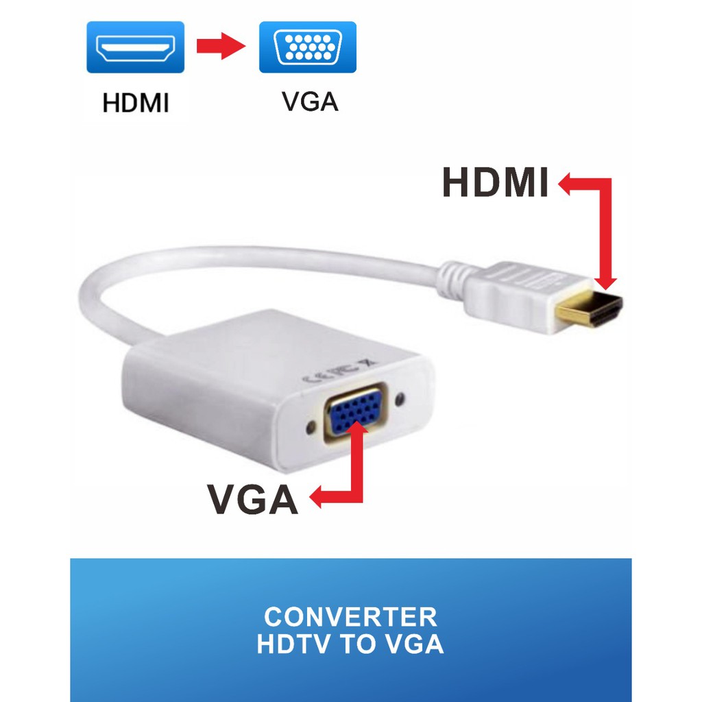 CONVERTER HDTV TO VGA ADAPTOR