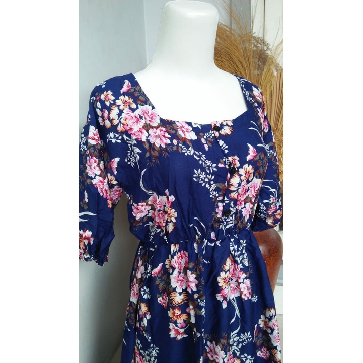 DRESS KOTAK KANCING/Dress bali.