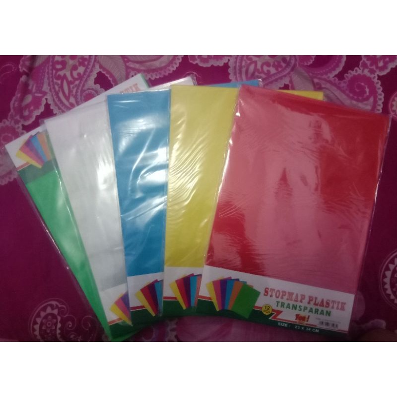 

Map Pelastik Trasparan/Map Pelastik/Map L Folio 1Pak isi 12 pcs [Murah]