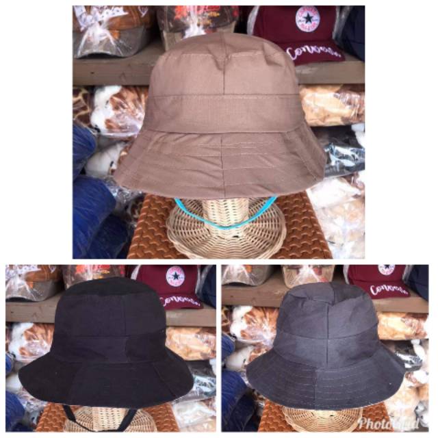 Topi rimba polos topi rimba jelajah hutan topi rimba