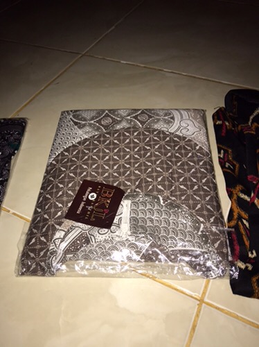 M-l-xl-xxl Jumbo Batik Tunik Wanita Asj Sa Hrb026 Kenongo Pekalongan Sogan Tulis