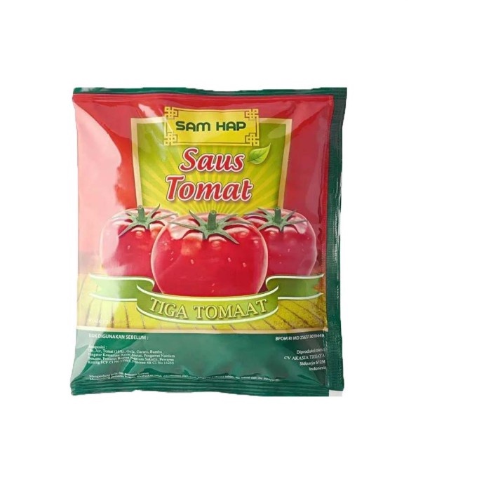 Saos Tomat Sam hap refill 500 gr Saus Tomat Tiga Tomat Samhap