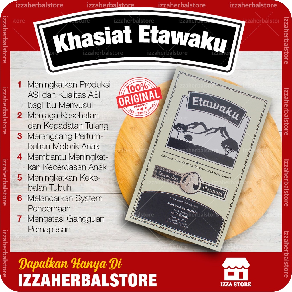 ETAWAKU PLATINUM Susu Etawa Kambing Provit Murni Untuk Gangguan Pernapasan Asma Bronkitis Pneumonia Asli Original