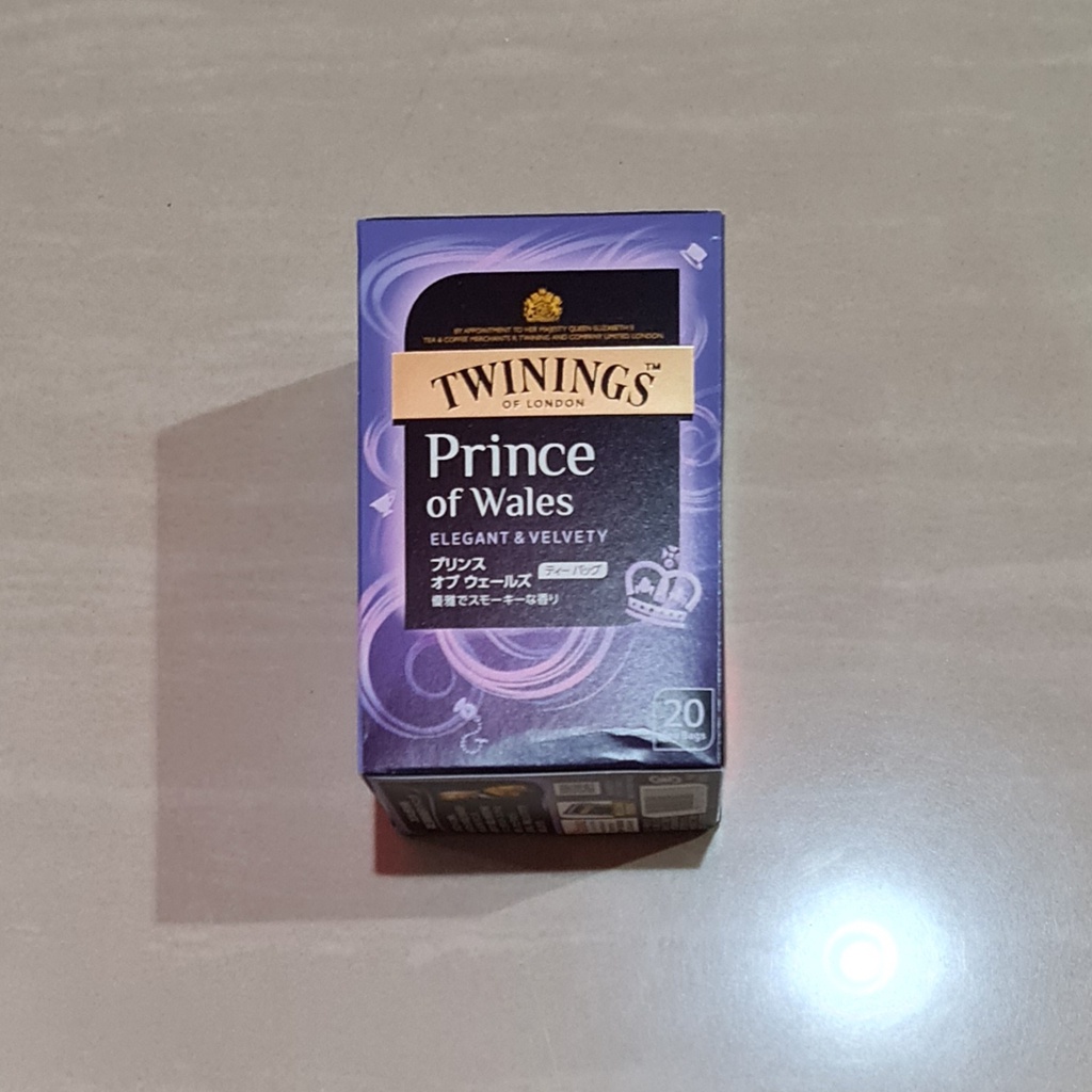 Teh Twinings Japan Prince of Wales Black Tea Bag 20 x 2 Gram