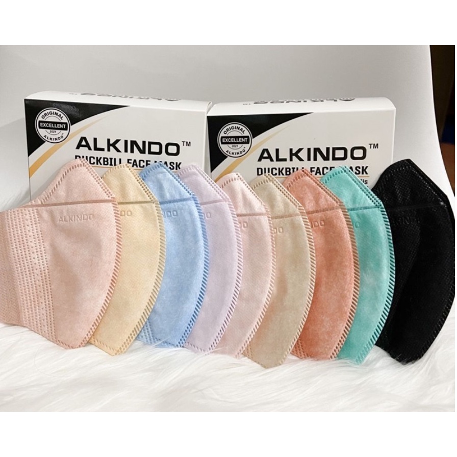 MASKER 3 PLY PREMIUM DUCKBILL ALKINDO GARIS ISI 50PC ORIGINAL