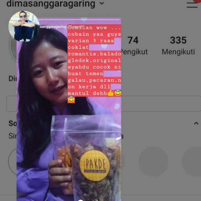 

Keripik pakde bingung