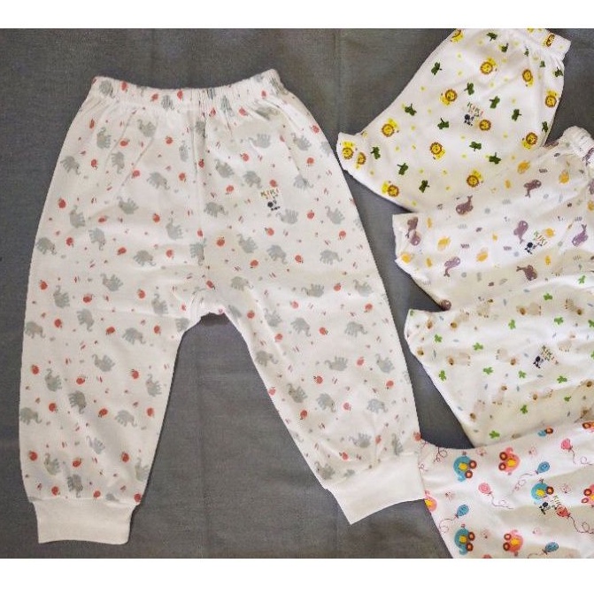 kiki pup 3 pc celana panjang bayi newborn 0-12 m small medium