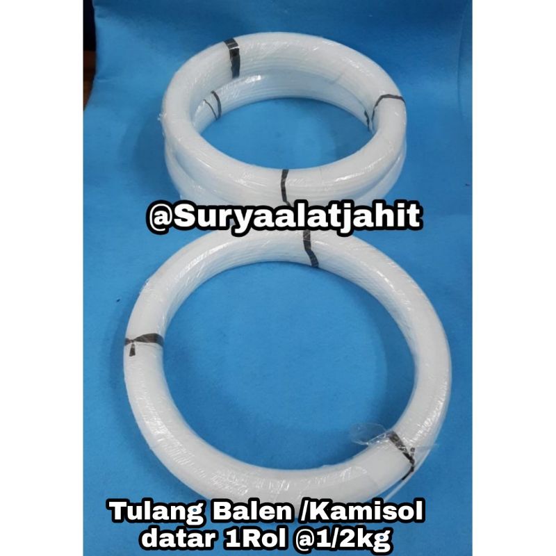 Tulang Balen/Fishbone (5MM) datar 1Rol@1/2kg =rp.36.000/1Rol