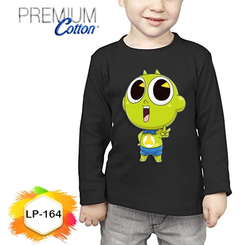 Kaos Shinbi House Lengan Panjang Anak Katun 24s Premium Original #LP-164