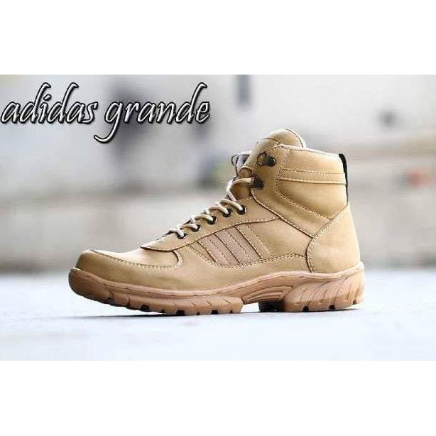 DIPAKAI TENTARA POLISI TNI POLRI POLDA PDH KUAT / Sepatu Boots Pria Safety Trendy ADIDAS GRANDE