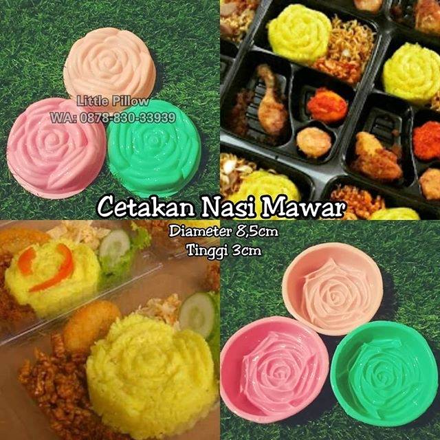 (NASI MAWAR) Cetakan Nasi Mawar/Cetakan Bento/Mawar Bento Mold/Cetakan Puding