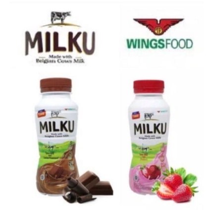 

Milku Susu UHT Coklat Stroberi (Botol)