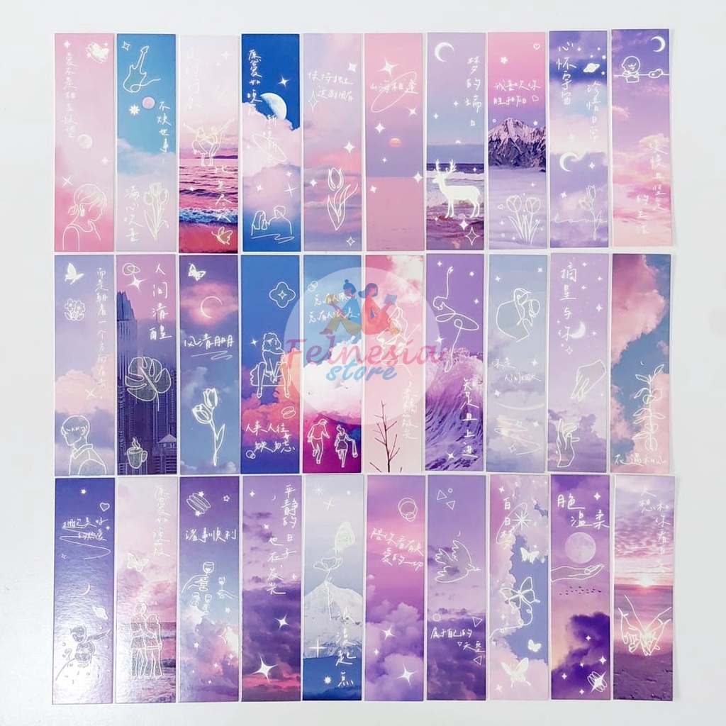 

Pembatas Buku / Bookmark Aesthetic 5