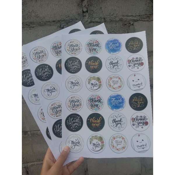 

STIKER THANKYOU/STIKER HAMPERS
