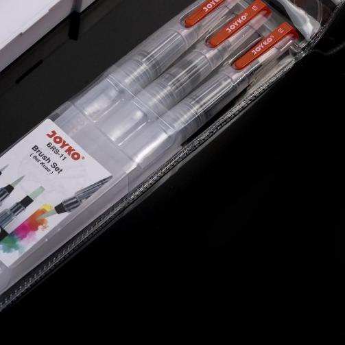 

☁ Brush Set Alat Lukis Kuas Cat Air Minyak Acrylic Joyko BRS-11 ✧