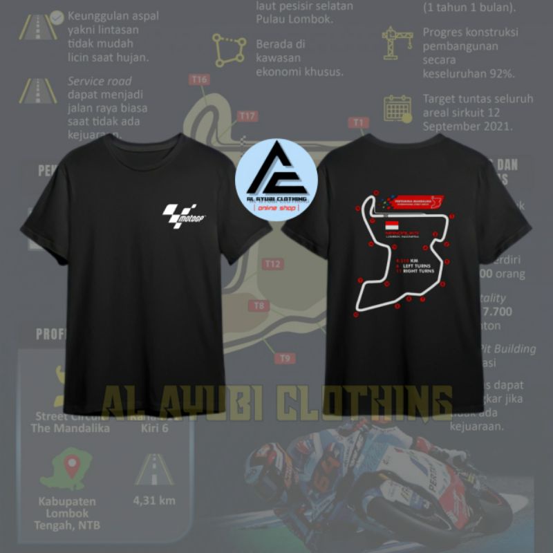 Kaos Sirkuit Mandalika | T-Shirt Mandalika MotoGP