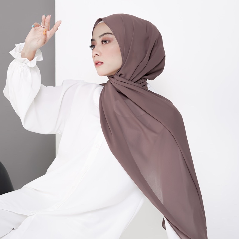 HIJAB PASHMINA CERUTY BABYDOLL-Matchiato