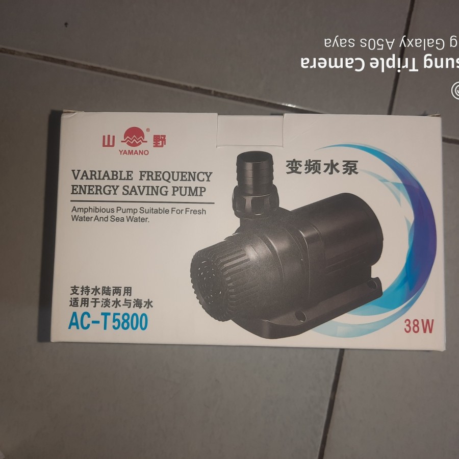 Pompa low watt Yamano AC-T5800 / pompa air kolam ikan hidroponik low watt Yamano