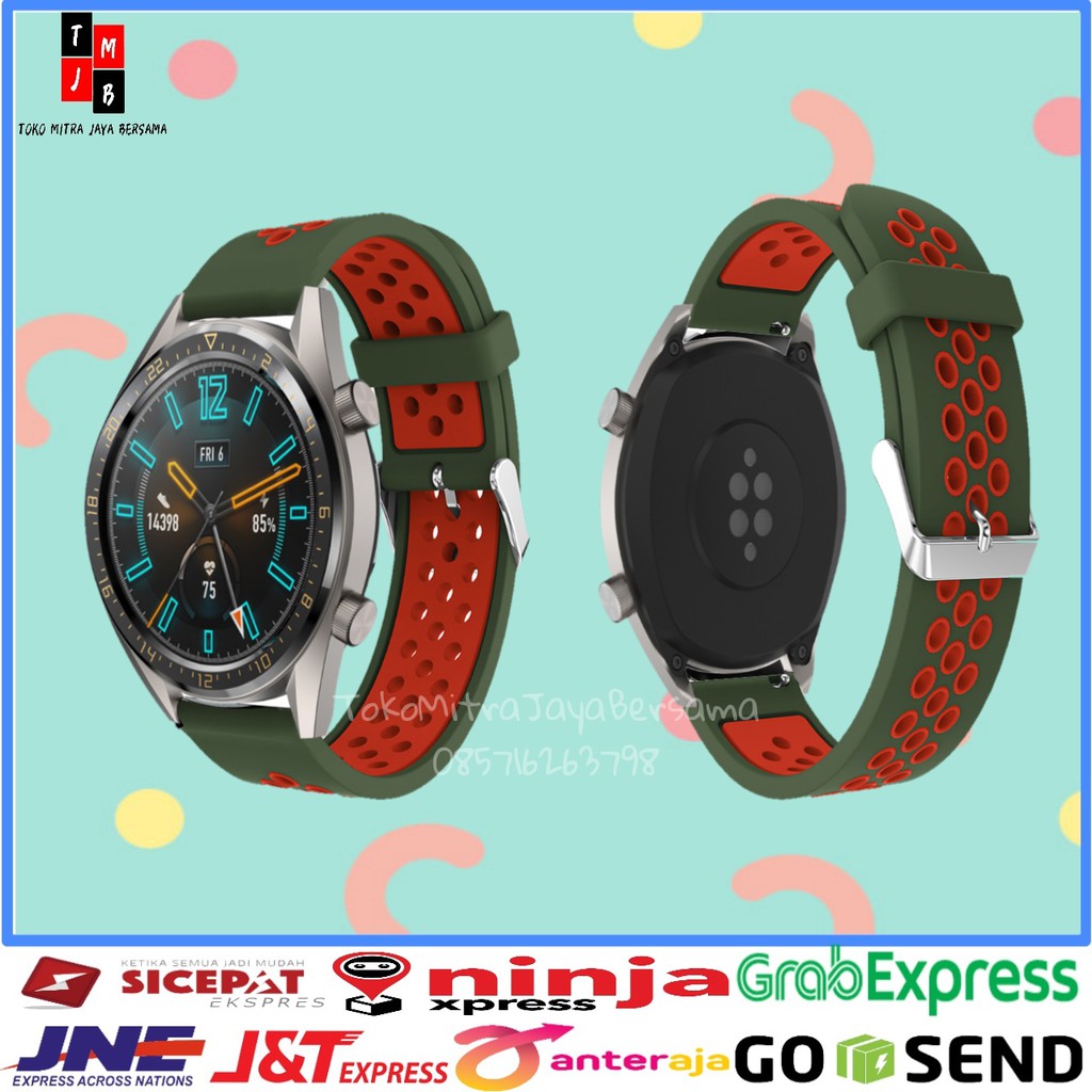 SPORT STRAP SILICONE HUAWEI HONOR MAGIC WATCH 22 MM TALI JAM TANGAN SILIKON