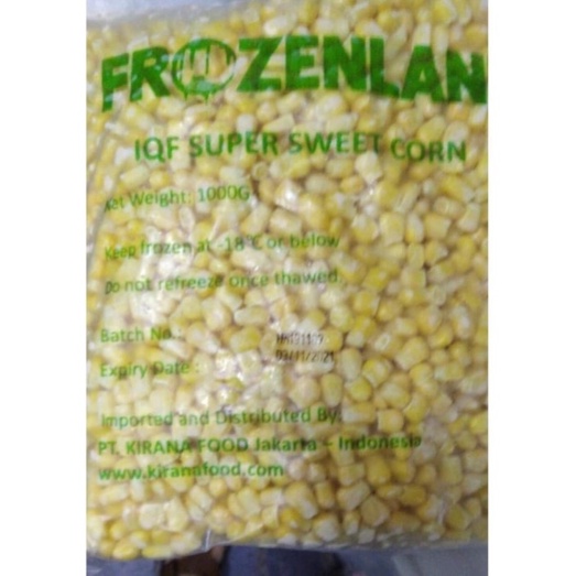 

Jagung Manis Frozenland Sweet Corn Import