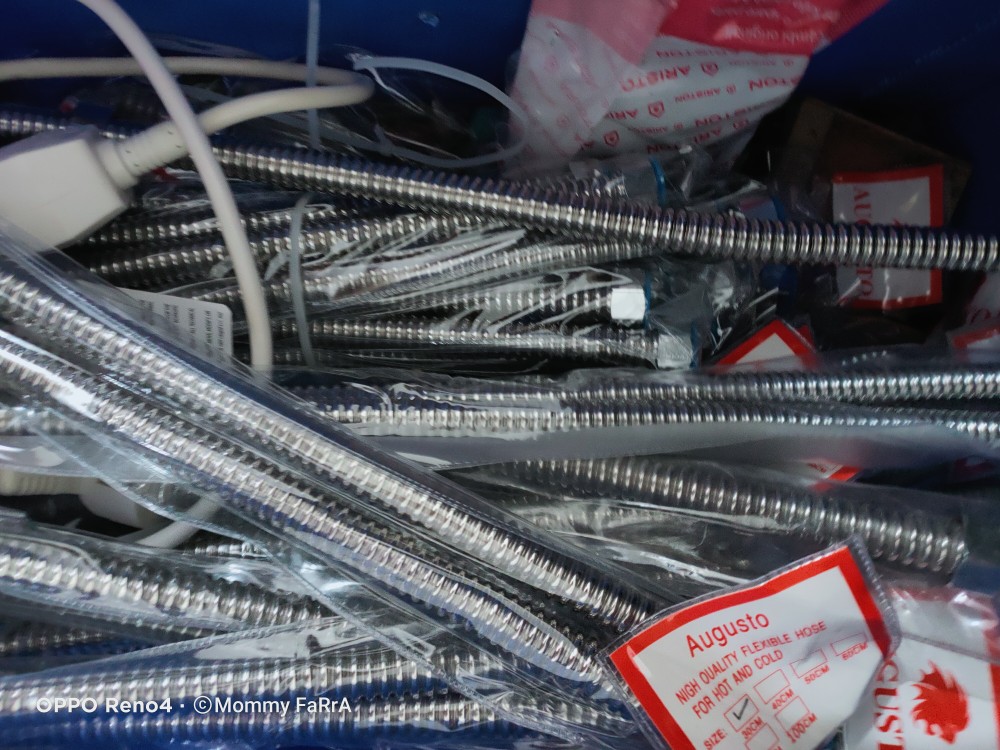 Fleksibel Kaku 50 Cm Stainless Murah Aug- Selang 50cm Sambungan Flexible Hoses Air Panas Dingin