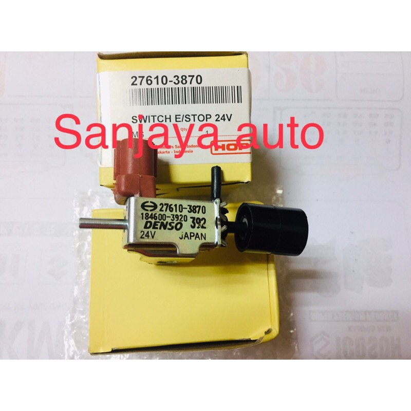 SWITCH ENGINE STOP - STOP SWITCH 24VOLT HT125 HT130 DYNA DUTRO