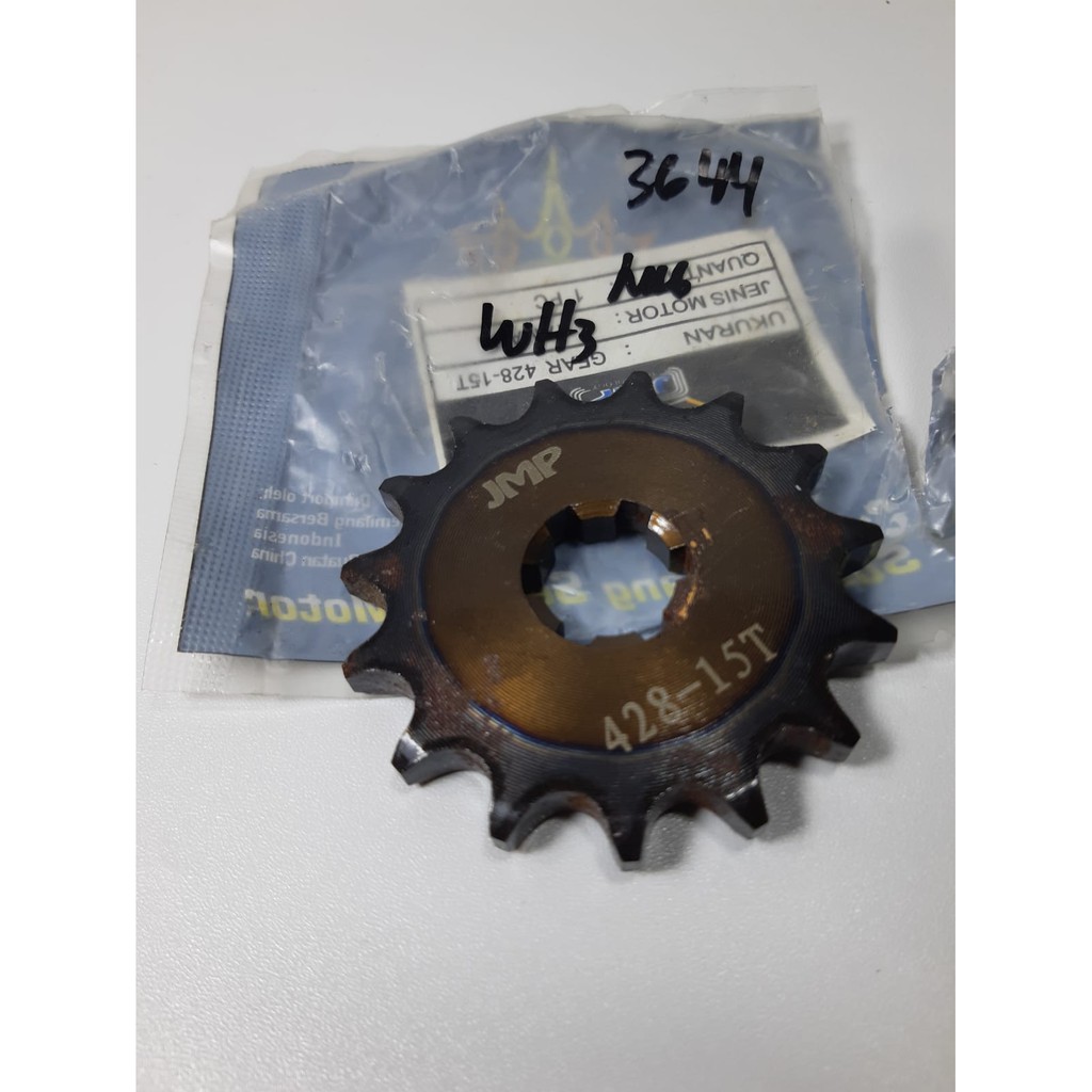 GEAR / GIR BELAKANG 428 SEPUHAN YAMAHA RXZ / RX KING MEREK HKW-GEAR DPN 15T