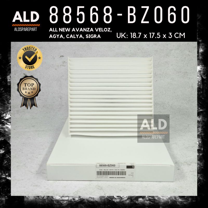 FILTER AC KABIN Calya Sigra Agya Ayla  Grandmax Ertiga (88568-BZ060) Putih